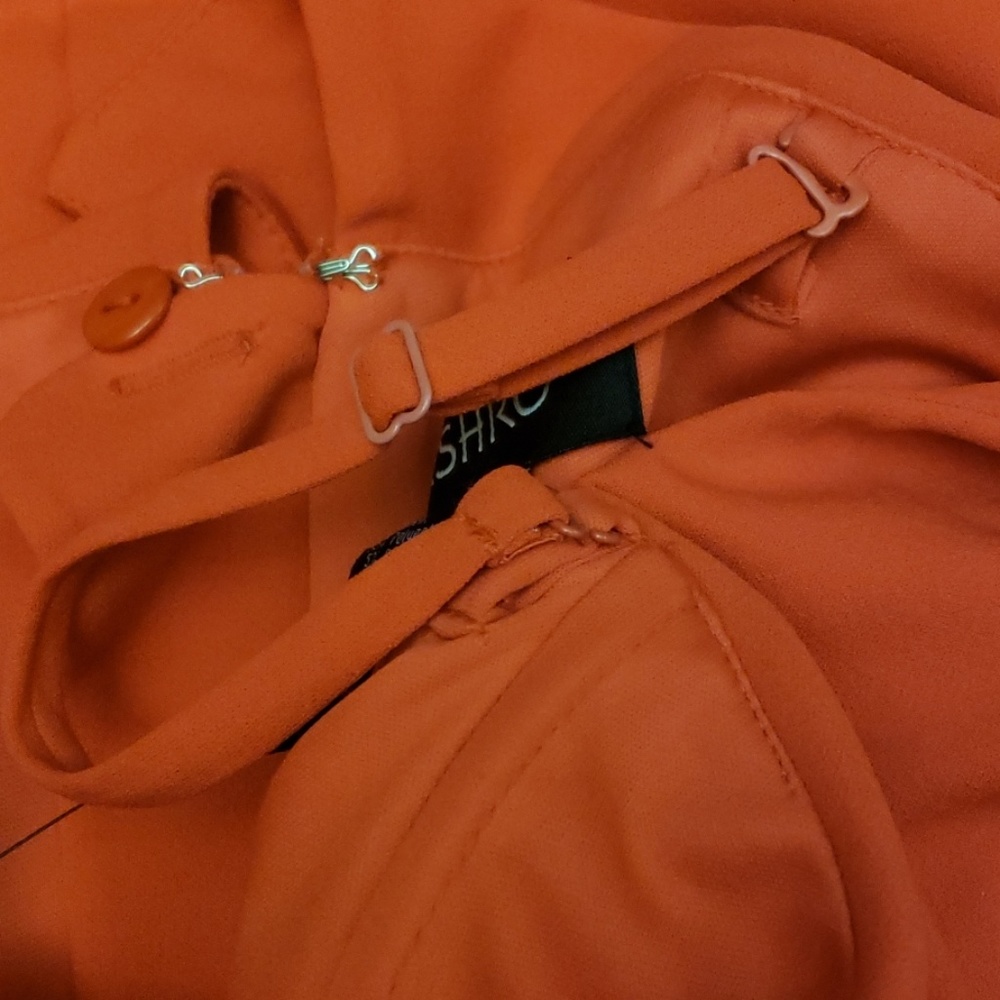 ASHRO Red Spaghetti Strap Dress Size 8 - Picture 8 of 8
